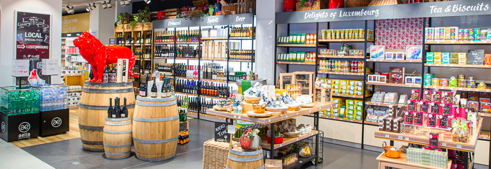 Offre avec souvenirs locaux dans une boutique Aelia Duty Free